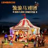 LUMIBRICKS L9079 9079 CIRCUS LANG THANG bộ đồ chơi xếp lắp ráp ghép mô hình Western TRAVELING CIRCUS Trung Cổ 1962 khối