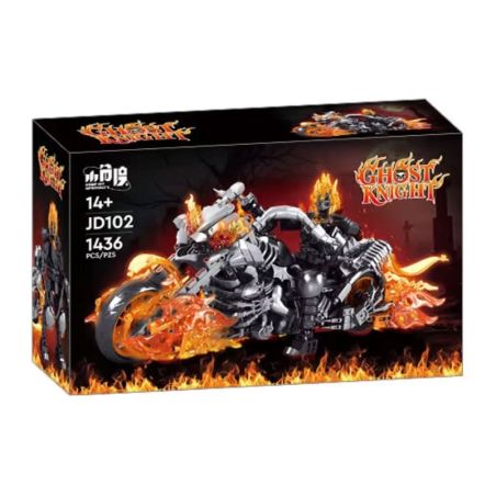 SMALL ANGLE JD102 GHOST RIDER bộ đồ chơi xếp lắp ráp ghép mô hình Super Heroes GHOST KNIGHT Siêu Nhân Anh Hùng 1436 khối
