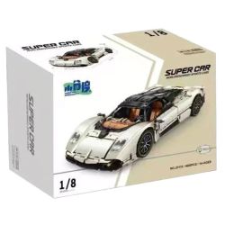 SMALL ANGLE JD0118 0118 PAGANI 1 8 tỷ lệ 1:8 bộ đồ chơi xếp lắp ráp ghép mô hình Technic Kỹ Thuật Công Nghệ Cao Mô Hình Phương Tiện 4688 khối
