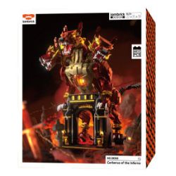 IAMBRICK 30303 LIGHTA LEVENTENT CHÓ BA ĐẦU ĐỊA NGỤC bộ đồ chơi xếp lắp ráp ghép mô hình CERBERUS OF THE INFERNO