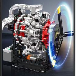 MouldKing 10211 Mould King 10211 ĐỘNG CƠ MÁY BAY SAO bộ đồ chơi xếp lắp ráp ghép mô hình Technic RADIAL AVIATION ENGINE Kỹ Thuật Công Nghệ Cao Mô Hình Phương Tiện 1147 khối