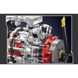 MouldKing 10211 Mould King 10211 ĐỘNG CƠ MÁY BAY SAO bộ đồ chơi xếp lắp ráp ghép mô hình Technic RADIAL AVIATION ENGINE Kỹ Thuật Công Nghệ Cao Mô Hình Phương Tiện 1147 khối