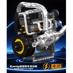MouldKing 10215 Mould King 10215 ĐỘNG CƠ SIÊU XE KOENIG bộ đồ chơi xếp lắp ráp ghép mô hình Technic SUPERCAR ENGINE Kỹ Thuật Công Nghệ Cao Mô Hình Phương Tiện 739 khối
