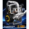 MouldKing 10215 Mould King 10215 ĐỘNG CƠ SIÊU XE KOENIG bộ đồ chơi xếp lắp ráp ghép mô hình Technic SUPERCAR ENGINE Kỹ Thuật Công Nghệ Cao Mô Hình Phương Tiện 739 khối