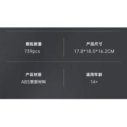 MouldKing 10215 Mould King 10215 ĐỘNG CƠ SIÊU XE KOENIG bộ đồ chơi xếp lắp ráp ghép mô hình Technic SUPERCAR ENGINE Kỹ Thuật Công Nghệ Cao Mô Hình Phương Tiện 739 khối