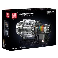 MouldKing 10216 Mould King 10216 ĐỘNG CƠ PHẢN LỰC TUABIN bộ đồ chơi xếp lắp ráp ghép mô hình Technic TURBOJET ENGINE Kỹ Thuật Công Nghệ Cao Mô Hình Phương Tiện 1214 khối