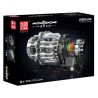 MouldKing 10216 Mould King 10216 ĐỘNG CƠ PHẢN LỰC TUABIN bộ đồ chơi xếp lắp ráp ghép mô hình Technic TURBOJET ENGINE Kỹ Thuật Công Nghệ Cao Mô Hình Phương Tiện 1214 khối