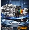 MouldKing 10216 Mould King 10216 ĐỘNG CƠ PHẢN LỰC TUABIN bộ đồ chơi xếp lắp ráp ghép mô hình Technic TURBOJET ENGINE Kỹ Thuật Công Nghệ Cao Mô Hình Phương Tiện 1214 khối