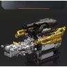 MouldKing 10224 Mould King 10224 ĐỘNG CƠ VALKYRIE V12 bộ đồ chơi xếp lắp ráp ghép mô hình Technic VALKYRIE V12 ENGINE Kỹ Thuật Công Nghệ Cao Mô Hình Phương Tiện 974 khối