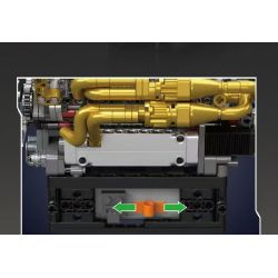 MouldKing 10224 Mould King 10224 ĐỘNG CƠ VALKYRIE V12 bộ đồ chơi xếp lắp ráp ghép mô hình Technic VALKYRIE V12 ENGINE Kỹ Thuật Công Nghệ Cao Mô Hình Phương Tiện 974 khối