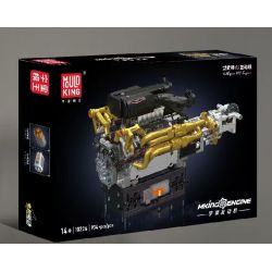 MouldKing 10224 Mould King 10224 ĐỘNG CƠ VALKYRIE V12 bộ đồ chơi xếp lắp ráp ghép mô hình Technic VALKYRIE V12 ENGINE Kỹ Thuật Công Nghệ Cao Mô Hình Phương Tiện 974 khối