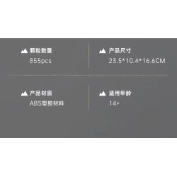 MouldKing 10225 Mould King 10225 ĐỘNG CƠ DODGE V8 TRUYỀN TẢI bộ đồ chơi xếp lắp ráp ghép mô hình Technic V8 ENGINE Kỹ Thuật Công Nghệ Cao Mô Hình Phương Tiện 855 khối