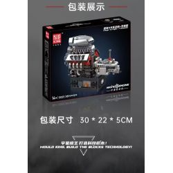 MouldKing 10225 Mould King 10225 ĐỘNG CƠ DODGE V8 TRUYỀN TẢI bộ đồ chơi xếp lắp ráp ghép mô hình Technic V8 ENGINE Kỹ Thuật Công Nghệ Cao Mô Hình Phương Tiện 855 khối