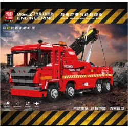 MouldKing 19017 Mould King 19017 XE CỨU HỘ KHÍ NÉN SCANIA bộ đồ chơi xếp lắp ráp ghép mô hình Technic SCANIA AIR-OPERATED RESCUE TRUCK Kỹ Thuật Công Nghệ Cao Mô Hình Phương Tiện 1653 khối