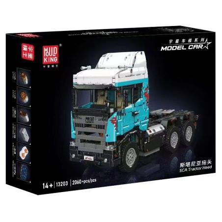 MouldKing 13203 Mould King 13203 ĐẦU KÉO SCANIA bộ đồ chơi xếp lắp ráp ghép mô hình Technic SCANIA TRACTOR HEAD Kỹ Thuật Công Nghệ Cao Mô Hình Phương Tiện 2060 khối