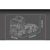 MouldKing 13203 Mould King 13203 ĐẦU KÉO SCANIA bộ đồ chơi xếp lắp ráp ghép mô hình Technic SCANIA TRACTOR HEAD Kỹ Thuật Công Nghệ Cao Mô Hình Phương Tiện 2060 khối