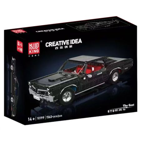 MouldKing 10199 Mould King 10199 XE CƠ BẮP PONTIAC GTO bộ đồ chơi xếp lắp ráp ghép mô hình Technic THE GOAT Kỹ Thuật Công Nghệ Cao Mô Hình Phương Tiện 1563 khối
