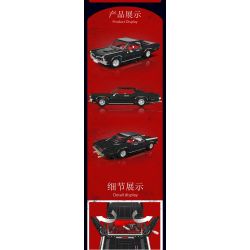 MouldKing 10199 Mould King 10199 XE CƠ BẮP PONTIAC GTO bộ đồ chơi xếp lắp ráp ghép mô hình Technic THE GOAT Kỹ Thuật Công Nghệ Cao Mô Hình Phương Tiện 1563 khối