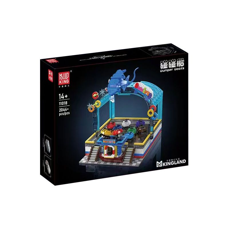 MouldKing 11018 Mould King 11018 THUYỀN BỘI bộ đồ chơi xếp lắp ráp ghép mô hình Creator BUMPER BOATS Sáng Tạo 2044 khối