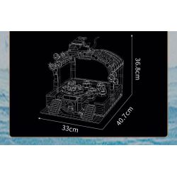 MouldKing 11018 Mould King 11018 THUYỀN BỘI bộ đồ chơi xếp lắp ráp ghép mô hình Creator BUMPER BOATS Sáng Tạo 2044 khối