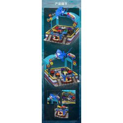 MouldKing 11018 Mould King 11018 THUYỀN BỘI bộ đồ chơi xếp lắp ráp ghép mô hình Creator BUMPER BOATS Sáng Tạo 2044 khối