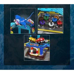 MouldKing 11018 Mould King 11018 THUYỀN BỘI bộ đồ chơi xếp lắp ráp ghép mô hình Creator BUMPER BOATS Sáng Tạo 2044 khối