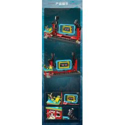 MouldKing 11019 Mould King 11019 CÁC SÓNG CUỘN bộ đồ chơi xếp lắp ráp ghép mô hình Creator ROLLING WAVES RIDE Sáng Tạo 2118 khối
