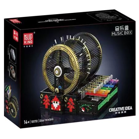 MouldKing 10170 Mould King 10170 HỘP NHẠC bộ đồ chơi xếp lắp ráp ghép mô hình Technic MUSIC BOX Kỹ Thuật Công Nghệ Cao Mô Hình Phương Tiện 2344 khối