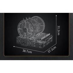 MouldKing 10170 Mould King 10170 HỘP NHẠC bộ đồ chơi xếp lắp ráp ghép mô hình Technic MUSIC BOX Kỹ Thuật Công Nghệ Cao Mô Hình Phương Tiện 2344 khối