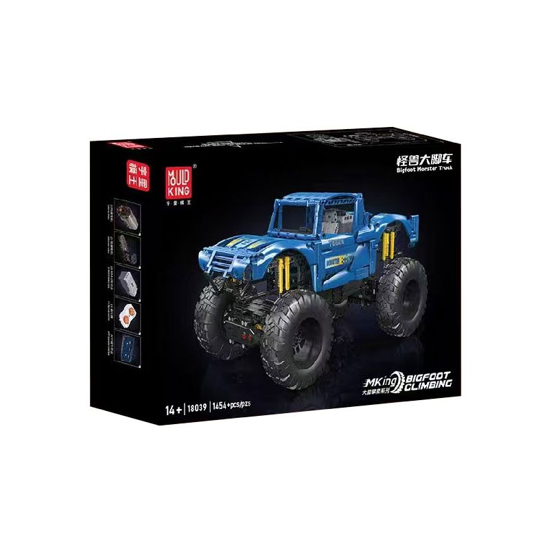 MouldKing 18039 Mould King 18039 XE QUÁI VẬT bộ đồ chơi xếp lắp ráp ghép mô hình Technic BIGFOOT MONSTER TRUCK Kỹ Thuật Công Nghệ Cao Mô Hình Phương Tiện 1454 khối