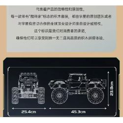 MouldKing 18039 Mould King 18039 XE QUÁI VẬT bộ đồ chơi xếp lắp ráp ghép mô hình Technic BIGFOOT MONSTER TRUCK Kỹ Thuật Công Nghệ Cao Mô Hình Phương Tiện 1454 khối