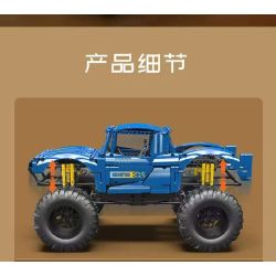 MouldKing 18039 Mould King 18039 XE QUÁI VẬT bộ đồ chơi xếp lắp ráp ghép mô hình Technic BIGFOOT MONSTER TRUCK Kỹ Thuật Công Nghệ Cao Mô Hình Phương Tiện 1454 khối