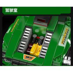 MouldKing 24061 Mould King 24061 MÁY KÉO NÔNG TRẠI bộ đồ chơi xếp lắp ráp ghép mô hình Creator FARM TRACTOR Sáng Tạo 466 khối