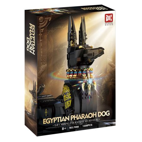 DK 7066 CHÓ PHARAOH AI CẬP bộ đồ chơi xếp lắp ráp ghép mô hình EGYPTIAN PHARAOH DOG 1208 khối