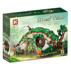 DK 6031 DWARF HOME HOBBIT BAG BOTTOM bộ đồ chơi xếp lắp ráp ghép mô hình The Lord Of The Rings DWARF CABIN Chúa Nhẫn 1088 khối