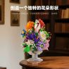 XBERT 66156 BÓ HOA bộ đồ chơi xếp lắp ráp ghép mô hình Creator FLOWER BOUQUET Sáng Tạo 1092 khối