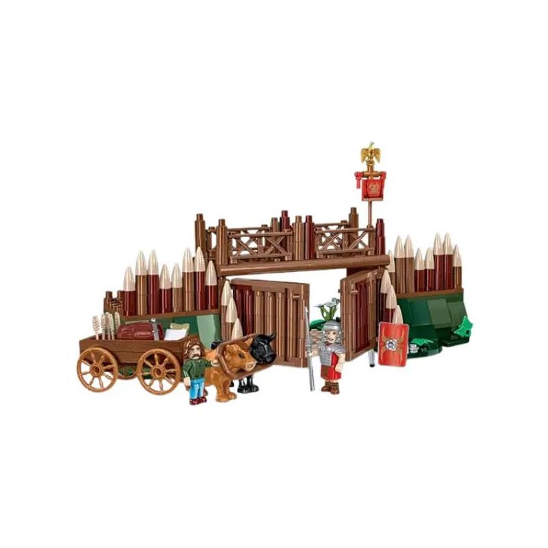 COBI 20077 CỔNG TRẠI LA MÃ bộ đồ chơi xếp lắp ráp ghép mô hình Historical RÖMISCHES LAGER TOR 600 khối