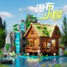 LUMIBRICKS L9083 9083 CABIN THÁC NƯỚC bộ đồ chơi xếp lắp ráp ghép mô hình Creator WATERFALL COBIN Sáng Tạo 2539 khối