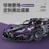 GULY 10643 CHIẾC XE THỂ THAO THIÊN THẠCH BUGATTI MÀU TÍM LA MÃ 1 8 bộ đồ chơi xếp lắp ráp ghép mô hình Technic Kỹ Thuật Công Nghệ Cao Mô Hình Phương Tiện 3300 khối