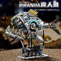 BEAUTY AND 13092 PIRANHA CƠ HỌC bộ đồ chơi xếp lắp ráp ghép mô hình MECHANICAL PIRANHA 1085 khối