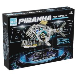 BEAUTY AND 13092 PIRANHA CƠ HỌC bộ đồ chơi xếp lắp ráp ghép mô hình MECHANICAL PIRANHA 1085 khối