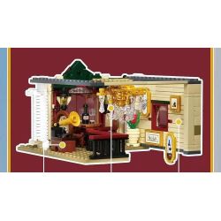 WEKKI 516700 THỊ TRẤN SHIGUANG CÂU LẠC BỘ RƯỢU VANG BORDEAUX bộ đồ chơi xếp lắp ráp ghép mô hình Creator Sáng Tạo