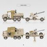 THIRDPARTY 300011 BOFORS 40MM L / 60 SÚNG PHÒNG KHÔNG MÁY KÉO PHÁO CỦA MORRIS CDSW 6X4 1:35 tỷ lệ 1:35 bộ đồ chơi xếp lắp ráp ghép mô hình Military Army BOFORS 40 MM L/60 MORRIS CDSW 6X4 Quân Sự Bộ Đội 402 khối