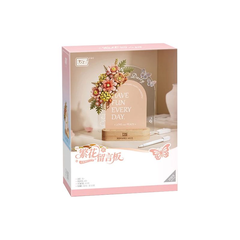 LOZ 4120 BẢNG TIN ROUGE bộ đồ chơi xếp lắp ráp ghép mô hình Arts & Crafts 491 khối