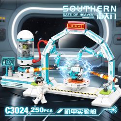 WOMA C3024 3024 NANTIANMEN CABIN THỬ NGHIỆM MECHA bộ đồ chơi xếp lắp ráp ghép mô hình City Thành Phố 250 khối