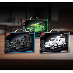 WOMA C3050 3050 PHƯƠNG TIỆN BỌC THÉP CỦA TIGER SABERTOOTHED BA MÀU bộ đồ chơi xếp lắp ráp ghép mô hình City Thành Phố