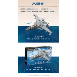 KEEPPLEY 23201 VŨ KHÍ HẠNG NẶNG CÓ SỨC MẠNH LỚN MÁY BAY CHIẾN ĐẤU DỰA TRÊN TÀU SÂN J-15T 1:65 tỷ lệ 1:65 bộ đồ chơi xếp lắp ráp ghép mô hình Military Army Quân Sự Bộ Đội 446 khối