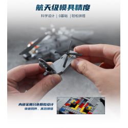KEEPPLEY 23203 VŨ KHÍ HẠNG NẶNG CÓ SỨC MẠNH LỚN MÁY BAY TRỰC THĂNG Z-20J 1:55 tỷ lệ 1:55 bộ đồ chơi xếp lắp ráp ghép mô hình Military Army Quân Sự Bộ Đội 457 khối