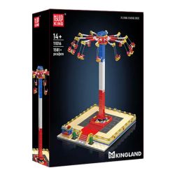 MouldKing 11016 Mould King 11016 XOAY GHẾ BAY bộ đồ chơi xếp lắp ráp ghép mô hình Creator FLYING SWING RIDE Sáng Tạo 1581 khối