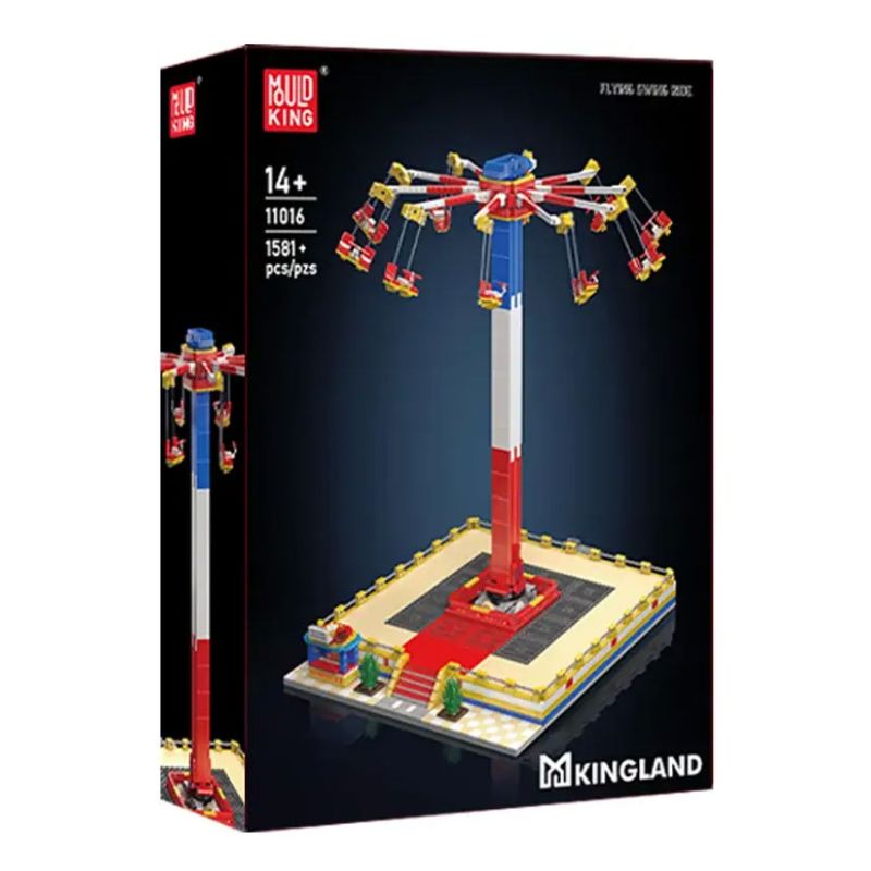 MouldKing 11016 Mould King 11016 XOAY GHẾ BAY bộ đồ chơi xếp lắp ráp ghép mô hình Creator FLYING SWING RIDE Sáng Tạo 1581 khối